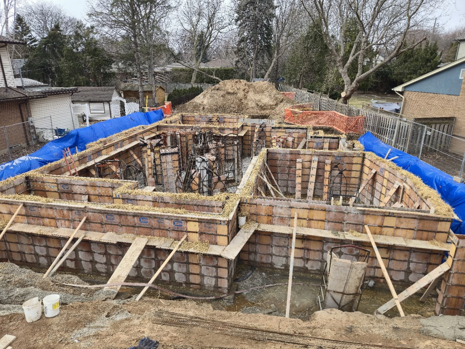 Construction oversight and foundation coordination
