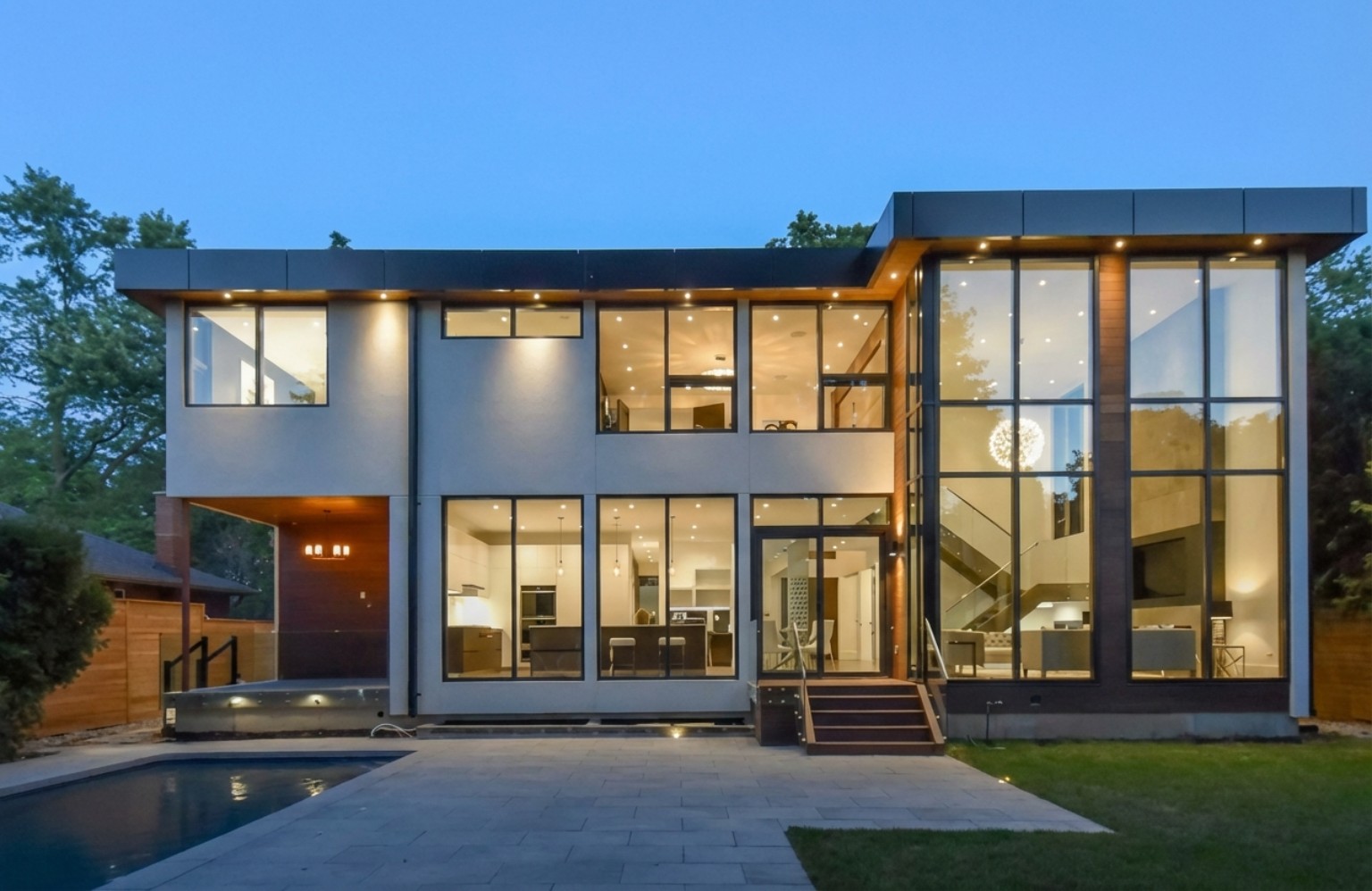 Finished custom home outcome